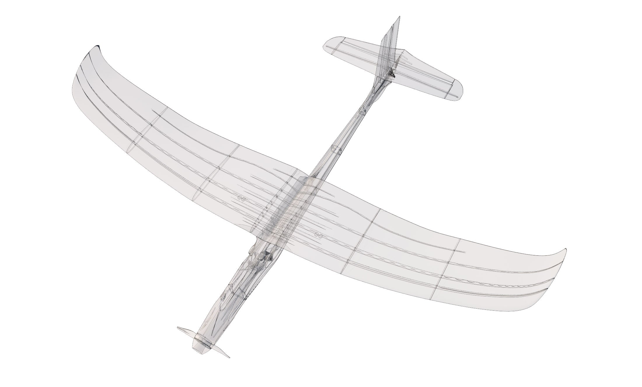 Bungee Prop LW Planes Series – Wingspan 1180mm / 46.5in