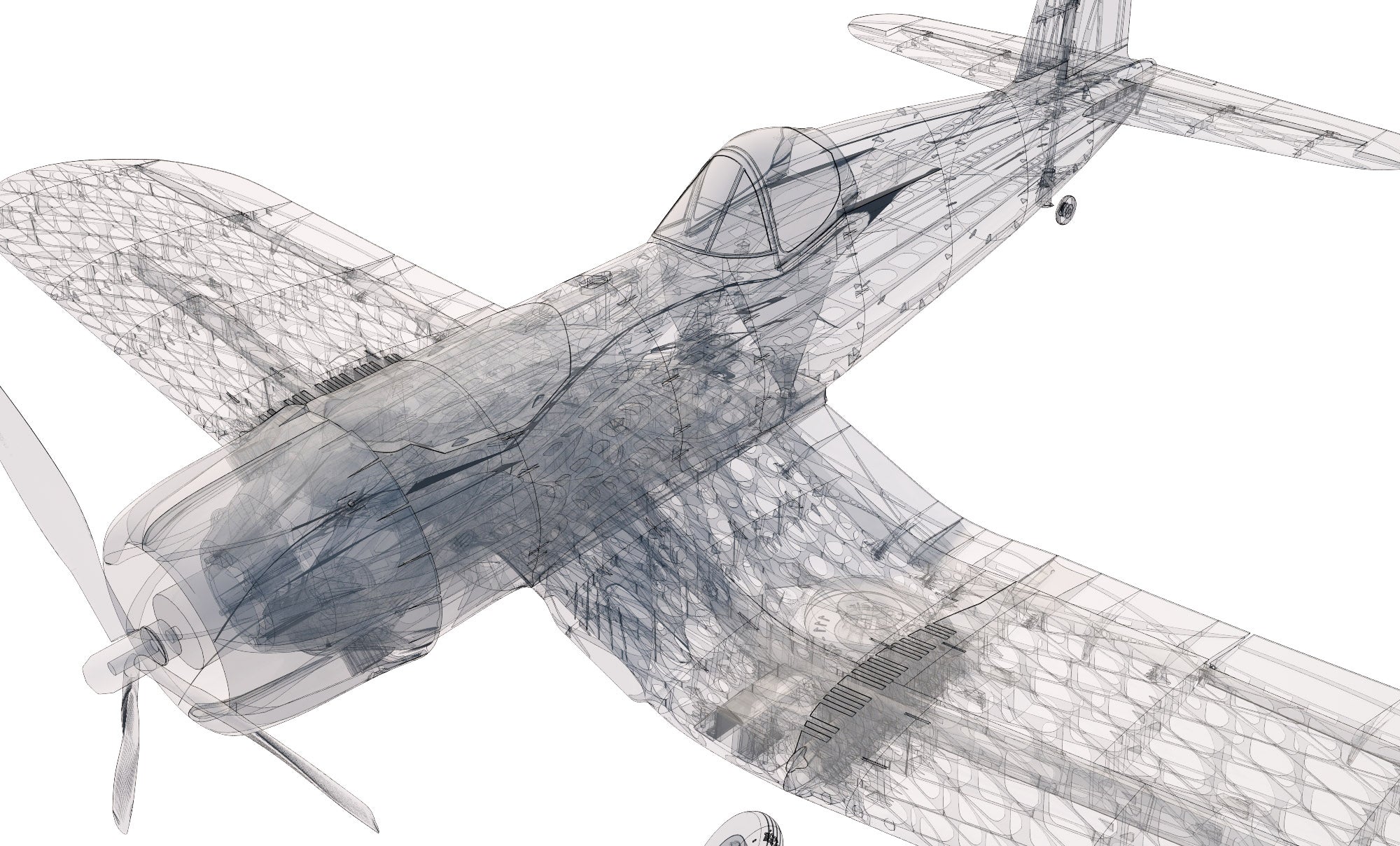 Vought F4U Corsair Wingspan 1.9m / 75in