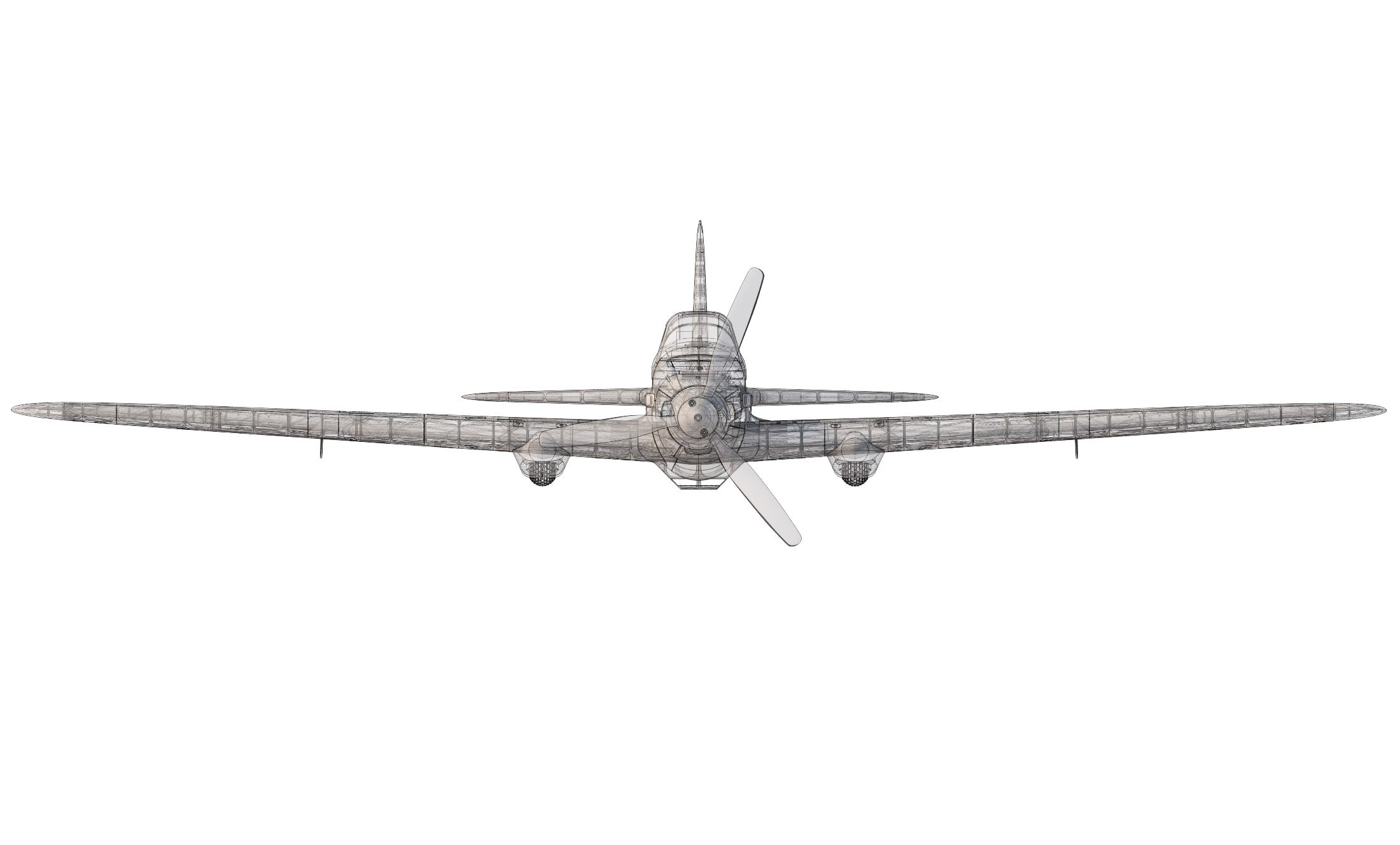 Il-2 M3 Sturmovik Wingspan 1235mm / 48.3in Stl & Gcode Files