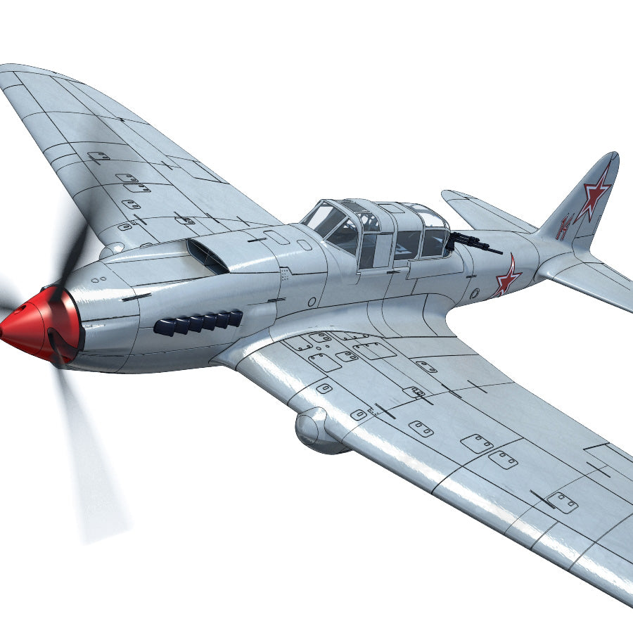 Il-2 M3 Sturmovik Wingspan 1235mm / 48.3in Stl & Gcode Files