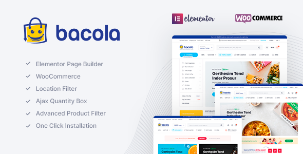 Bacola v1.5.8 - Grocery Store and Food eCommerce Theme